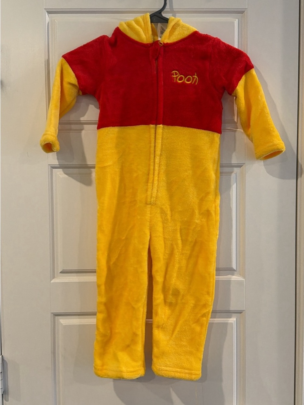Disney Red and Yellow Winnie the Pooh Plush One-Piece